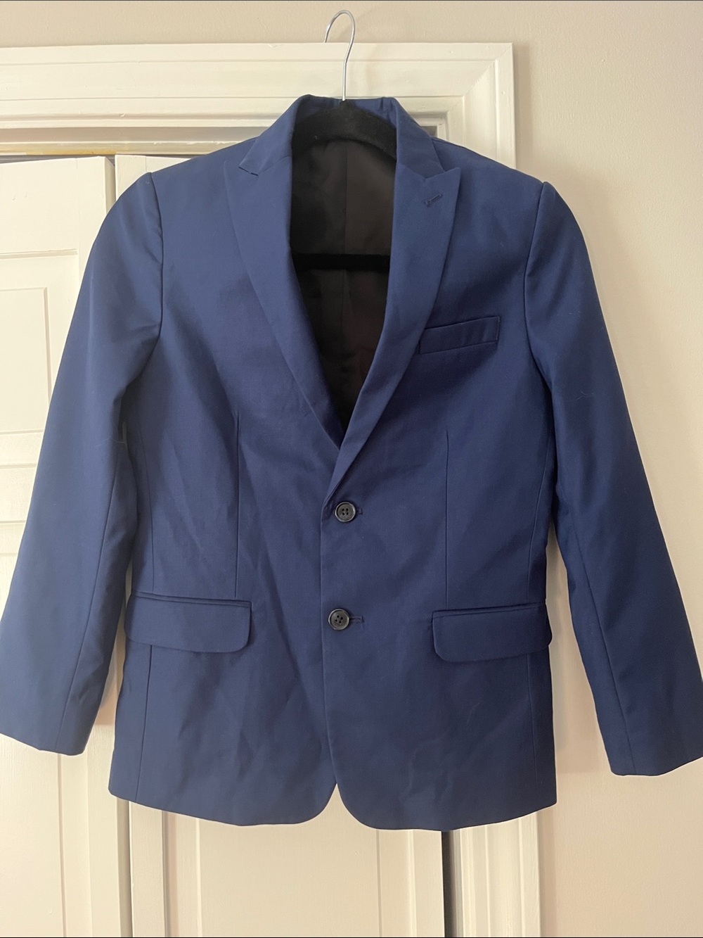 Calvin Klein Boys Royal Blue Two-Button Sport Coat
